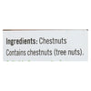 La Forestiere All-Natural Whole Roasted Chestnuts  - Case of 12 - 14.8 OZ