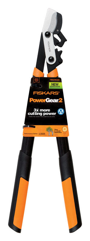 Fiskars PowerGear2 22.25 in. Steel Bypass Lopper