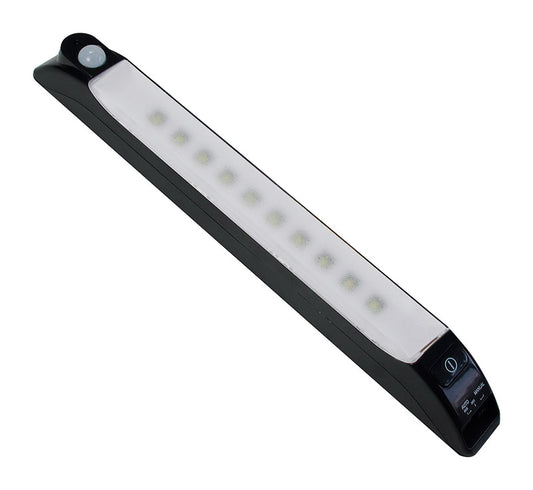Light it!  10.4 in. L Black  Battery Powered  Strip Light  65 lumens