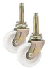 Softtouch 1.625 in. D Plastic Caster 50 lb 2 pk