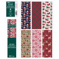 80SQFT Trad XMAS Wrap (Pack of 36)