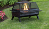 Living Accents  Rectangular deep fire bowl  Wood  Fire Pit/Grill  26 in. H x 26 in. W x 35 in. D Steel