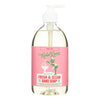 Rebel Green - Fresh and Clean Liquid Hand Soap - Pink Lilac - Case of 4 - 16.9 fl oz.