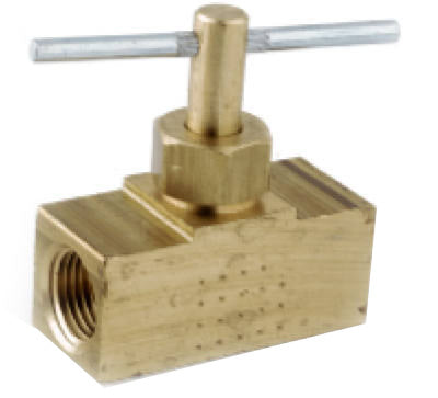 Straight Needle Valve Fitting,  Lead-Free, 1/4-In. FPT