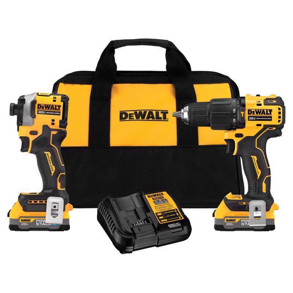 Kit combinado de 2 herramientas sin escobillas y sin cable DeWalt 20V MAX