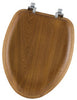 Mayfair 19601CP-378 Elongated Natural Oak Veneer Toilet Seat