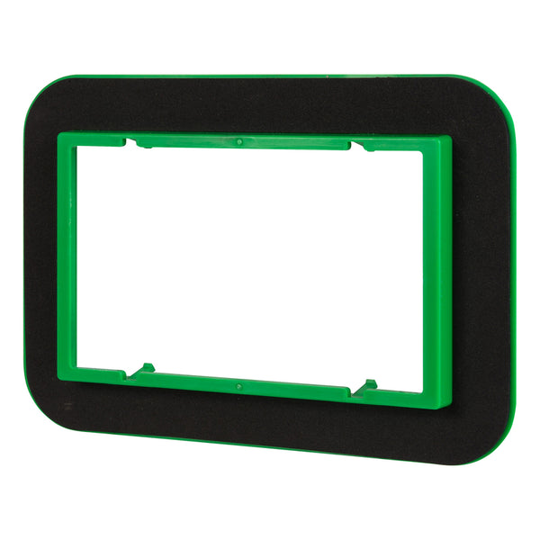 Madison Electric Draft Seal Rectangle PVC Draft Seal Kit Black/Green