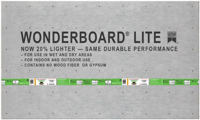 Wonderboard Lite, 3 x 5-Ft. x 1/4-In. (Pack of 60)