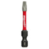 Milwaukee  SHOCKWAVE  Square Recess  2   x 2 in. L Impact Power Bit  Steel  15 pc.