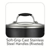 Ceramica Deluxe 3 Qt Ceramic Covered Sauce Pan - Black