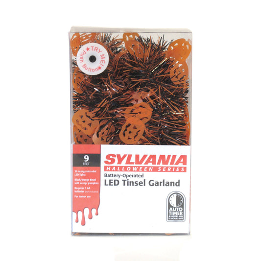 Sylvania LED Pumin Garland Lighted Orange Halloween Lights 0 in. H (Pack of 20)