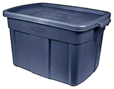 Roughneck Storage Tote,  Indigo Blue, 14-Gallons (Pack of 6)
