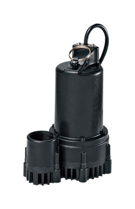 Wayne 1/3 HP 3060 gph Thermoplastic Tethered Float Switch AC Top Suction Submersible Sump Pump
