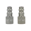 Tru-Flate HI FLO Anodized Aircraft Aluminum Plug 1/4 in. Female 2 pc