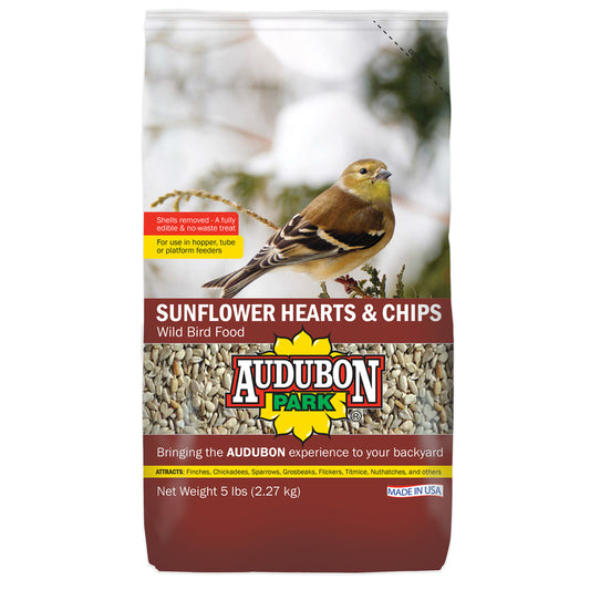 Audubon Park Wild Bird Sunflower Hearts Wild Bird Food 5 lb
