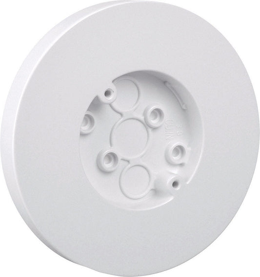Carlon White Round Plastic 2-Gang Surface Mount Box 6-1/2 H x 6-1/2 W x 3/4 D x 6-1/2 Dia. in.