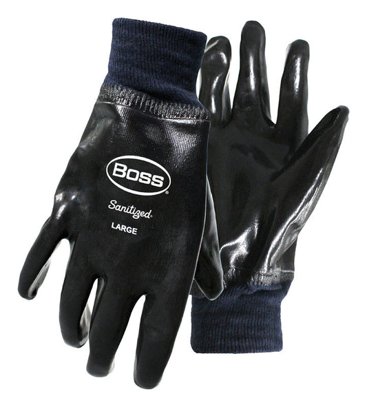 Boss Chemguard Plus Men's Indoor/Outdoor Chemical Gloves Black L 1 pair