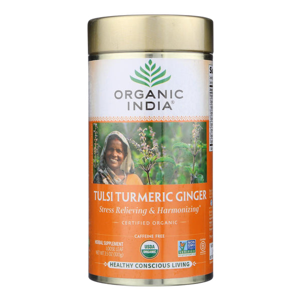 Organic India - Tulsi Tea Tumeric Ginger - 1 Each 1-3.5 OZ