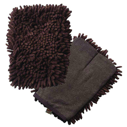 E-Cloth Brown All Pets Cleaning Mitt (Pack of 6)