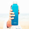 Quokka Stainless Steel Bottle Solid Deep Sea 630 ml (Pack of 2)