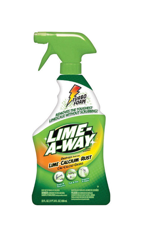 Lime-A-Way Turbo Foam No Scent Antibacterial Cleaner Liquid 22 oz