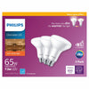 Philips BR30 E26 (Medium) LED Floodlight Bulb Soft White 65 W 3 pk