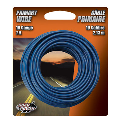 Cable Prim azul calibre 10 de 7 pies