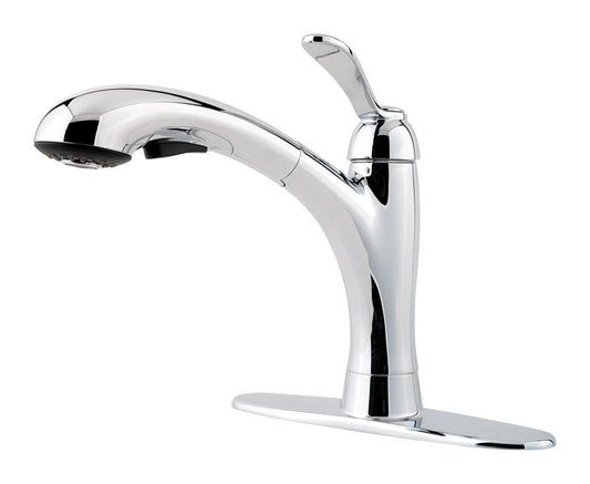 Pfister Clairmont One Handle Chrome Pull-Out Kitchen Faucet