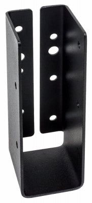 Outdoor Accents Joist Hanger, ZMAX Coating, Galvanized Light Steel, Black, 2 x 6-In. (Pack of 24)