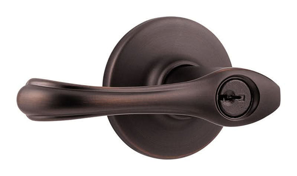 Entrada de palanca Weiser de 1/2" Alfini Brz, mano izquierda o derecha, acero ANSI Gr 3