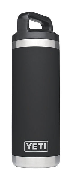 Botella Rambler negra de 18 onzas
