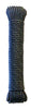 SecureLine 5/32 in. D X 30 ft. L Black Diamond Braided Poly Paracord