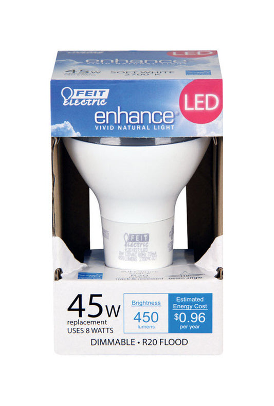 FEIT Electric  Enhance  R20  E26 (Medium)  LED Bulb  Soft White  45 Watt Equivalence 1 pk