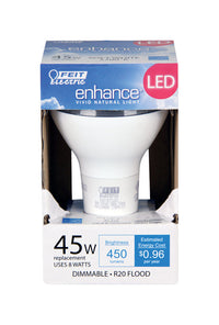 FEIT Electric  Enhance  R20  E26 (Medium)  LED Bulb  Soft White  45 Watt Equivalence 1 pk