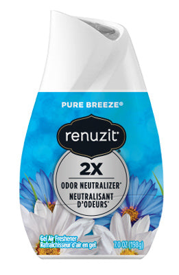 Renuzit Pure Breeze Scent Air Freshener 7 oz. Gel (Pack of 12)