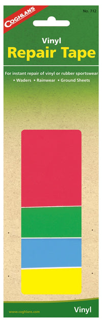 Coghlans 712 Vinyl Repair Tape In Four Colors