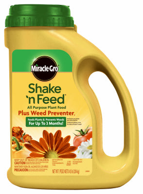 Miracle-Gro Shake 'N Feed Granules Weed Preventer plus Plant Food 4.5 lb
