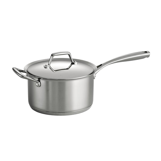 Prima 4 Qt Stainless Steel Covered Sauce Pan