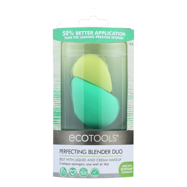 Esponja Eco Tool - Maquillaje - Duo - Ecofoam - Estuche de 2 - 1 unidad (paquete de 2)