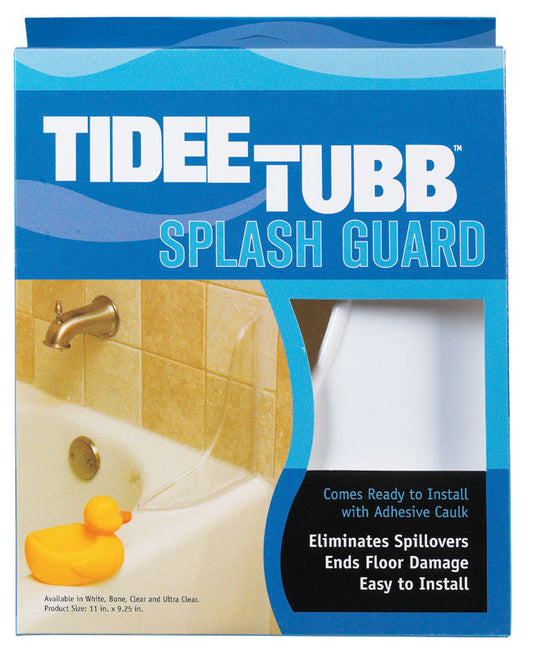 Plumb Pak Tidee-Tubb White Plastic Splash Guard