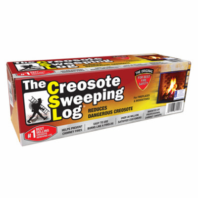 CSL Creosote Sweeping Fire Log (Pack of 12)