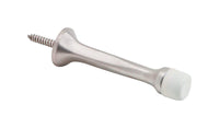Ives by Schlage 3-1/8 in. W X 7/8 in. L Brass Satin Chrome Door Stop Mounts to wall