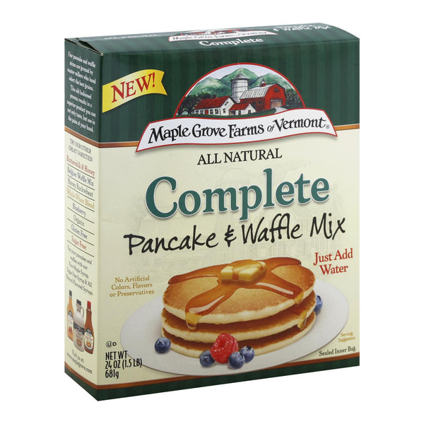 Maple Grove Farms - Pancake and Waffle Mix - Case of 6 - 24 oz. (Pack of 6)