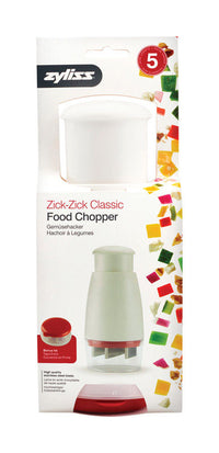 Zyliss  Zick-Zick Classic  White  ABS/Stainless Steel  Food Chopper