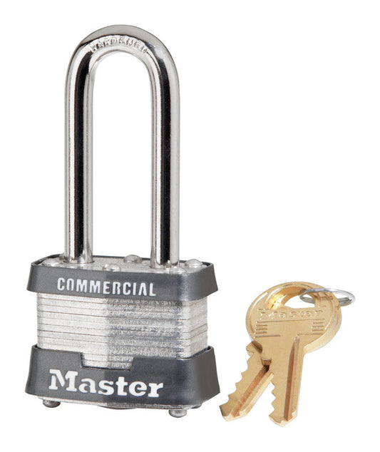 Master Lock 1.563 in. W Steel Pin Tumbler Padlock Keyed Alike
