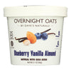 Dave's Gourmet - Overnight Oats - Blueberry Vanilla Almond - Case of 8 - 2.1 oz.