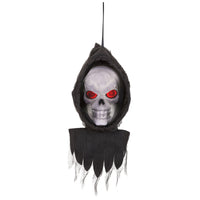 Gemmy Flickering Reaper Face Hanging Decor