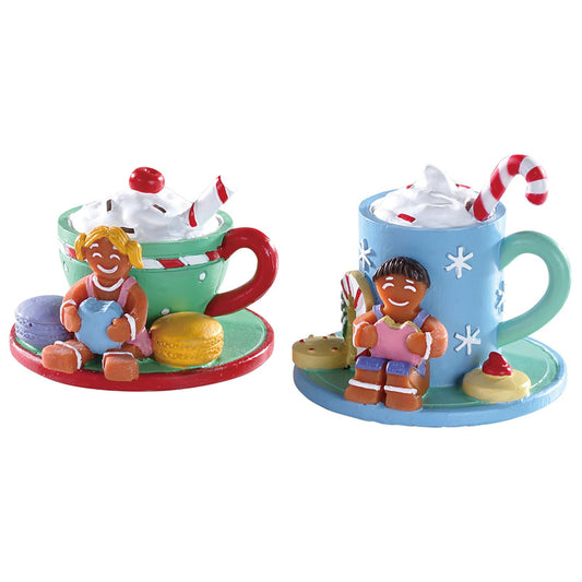 Lemax  Multicolored  Cocoa and Cookies  Christmas Village
