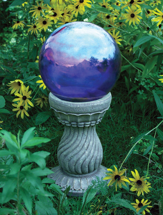 Echo Valley 9178 Serpentine Globe Pedestal                                                                                                            
