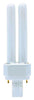 GE Ecolux 18 W T4 5.2 in. D X 5.8 in. L CFL Bulb Warm White A-Line 2700 K 1 pk